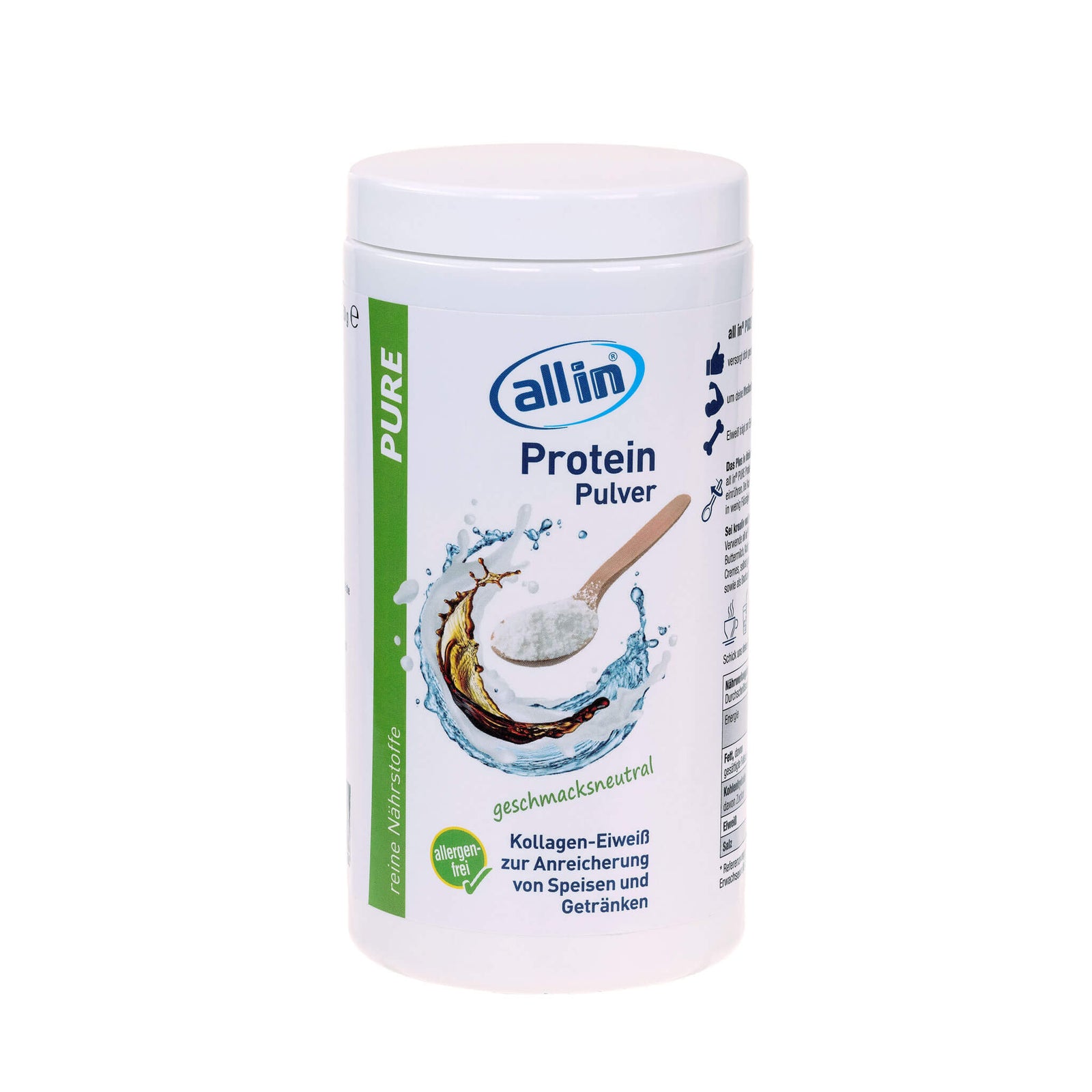 all in® PURE KOLLAGEN Protein Pulver (1 x 150 g)