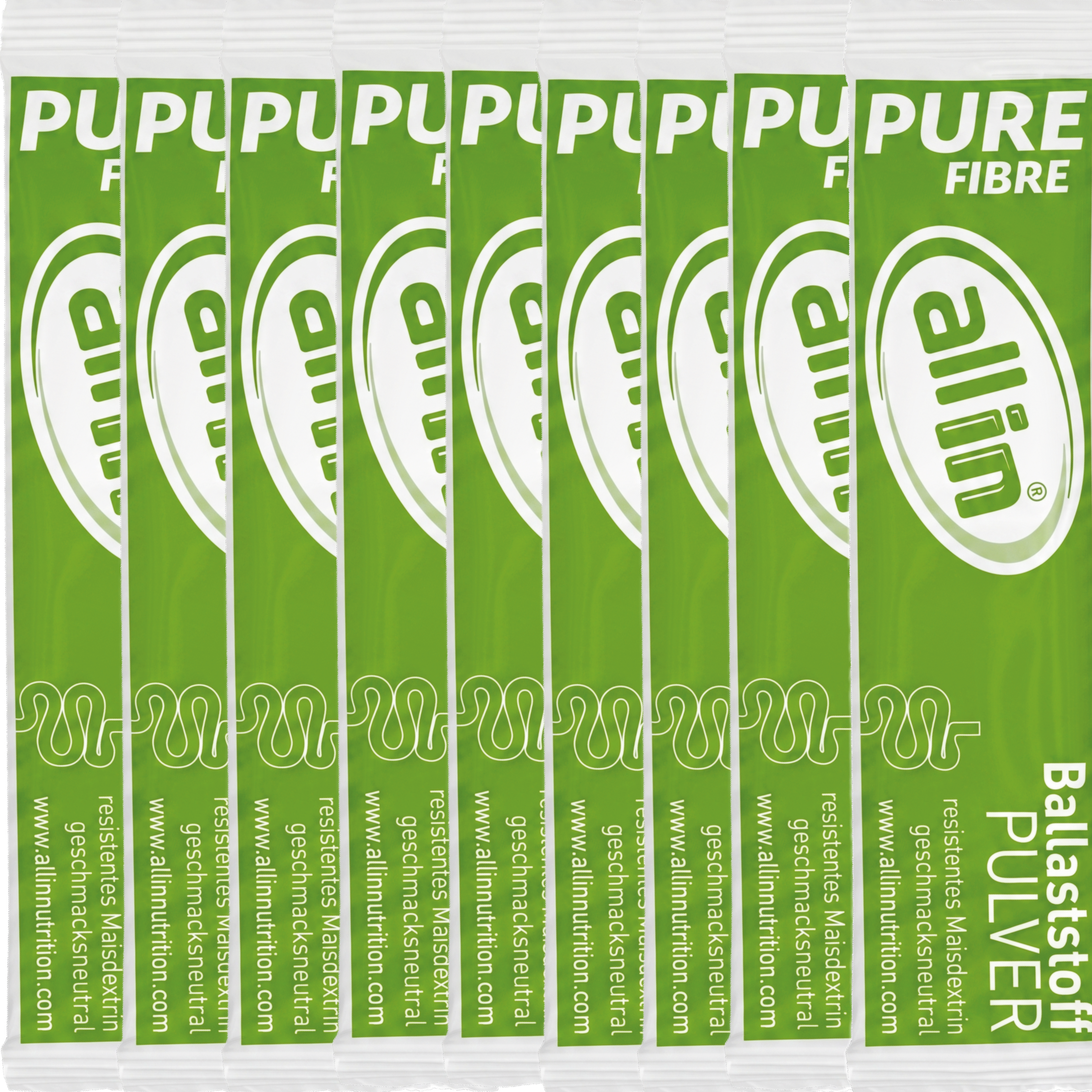all in® PURE Fibre Ballaststoff Pulver (100 x 7g) Sticks