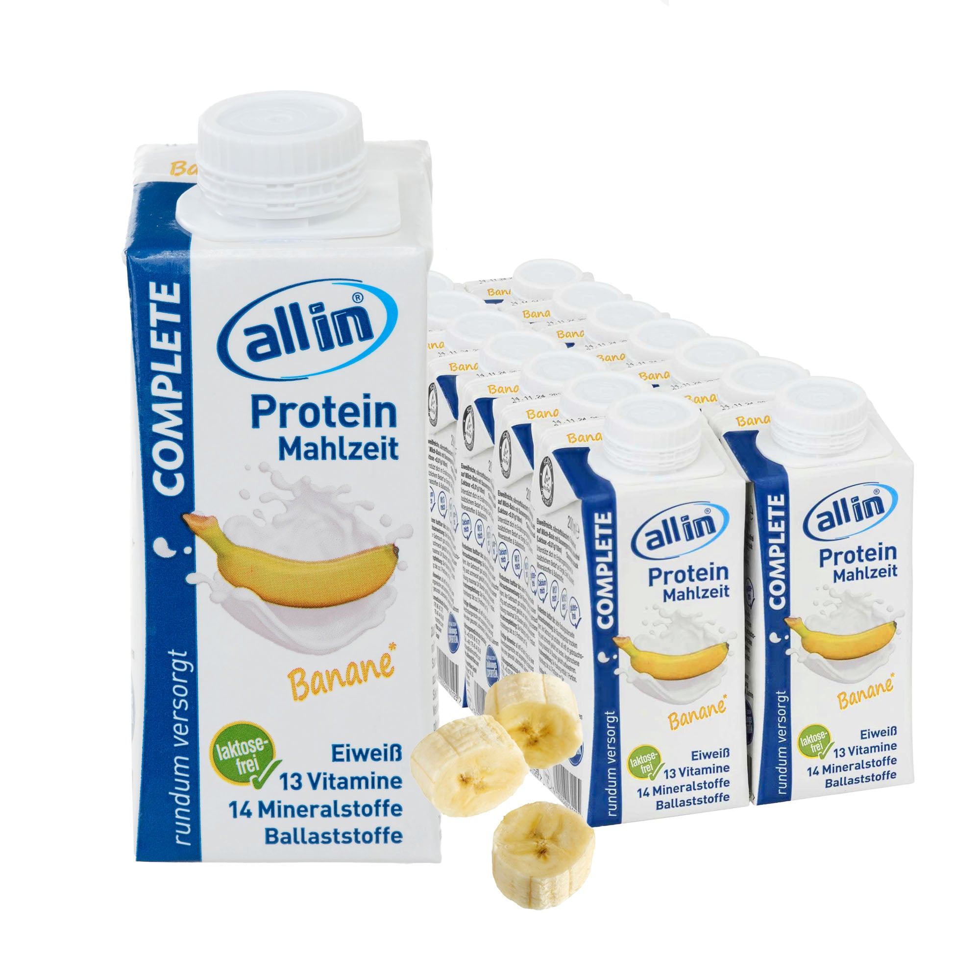 all in&reg; COMPLETE Protein Mahlzeit Banane 14x200 ml