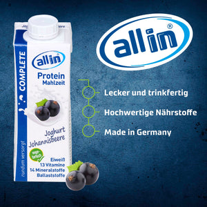 all in® COMPLETE Joghurt Johannisbeere (14 x 250 ml)