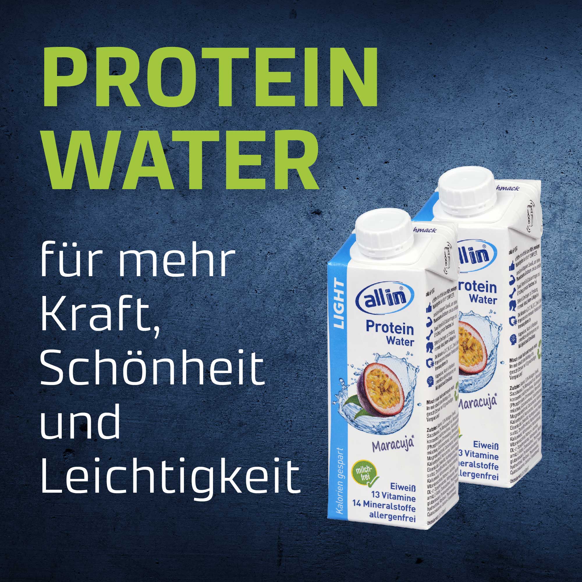 all in® LIGHT Maracuja (14 x 250 ml)