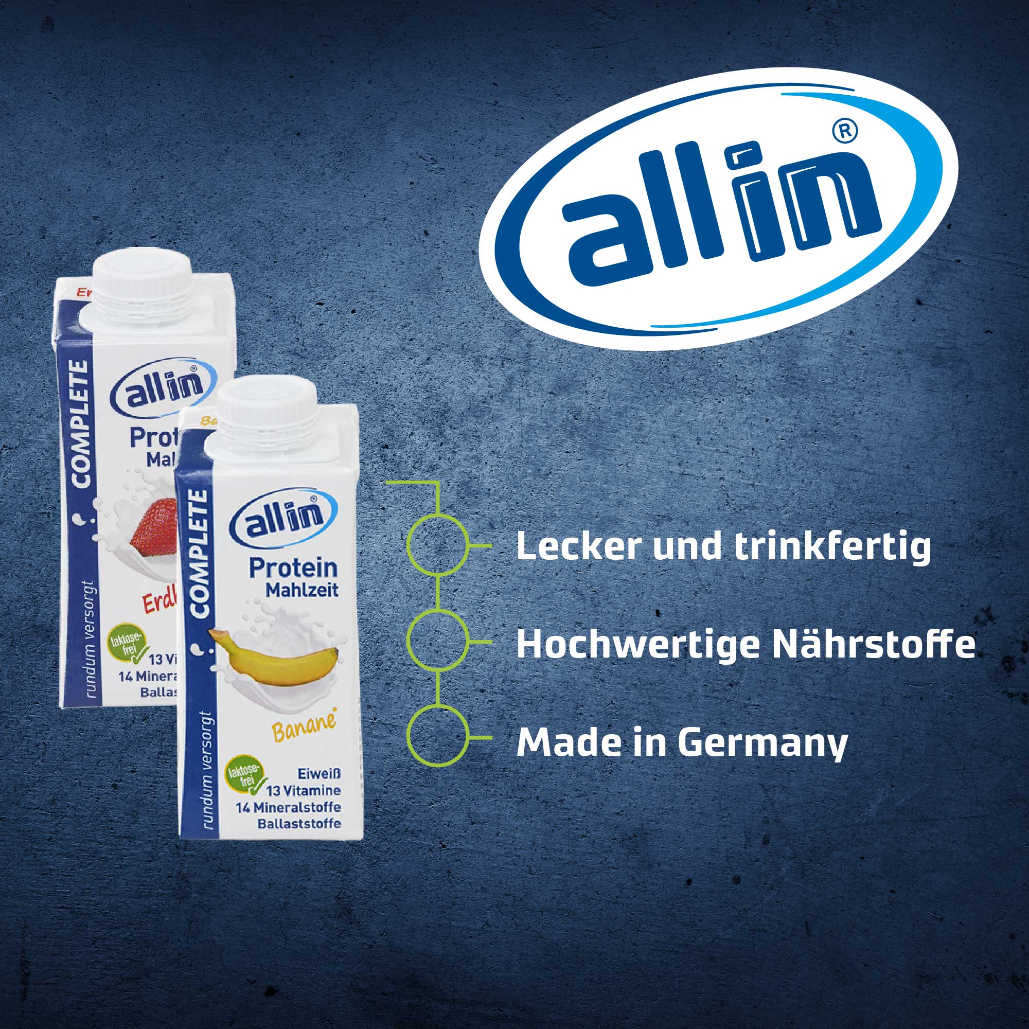 all in® 5er MIX COMPLETE Protein Mahlzeit (14 x 200 ml)