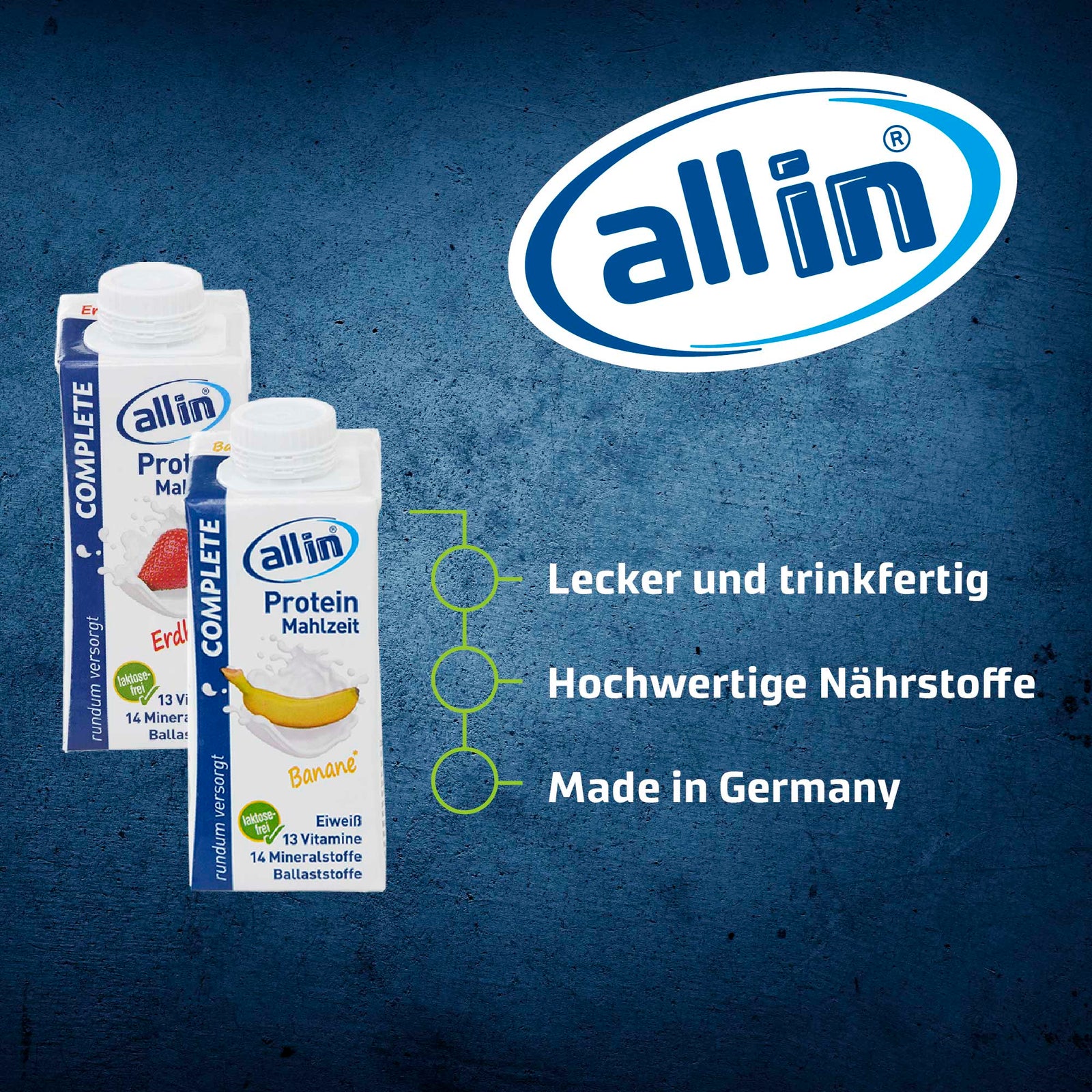 all in® 5er MIX COMPLETE Protein Mahlzeit (14 x 200 ml)