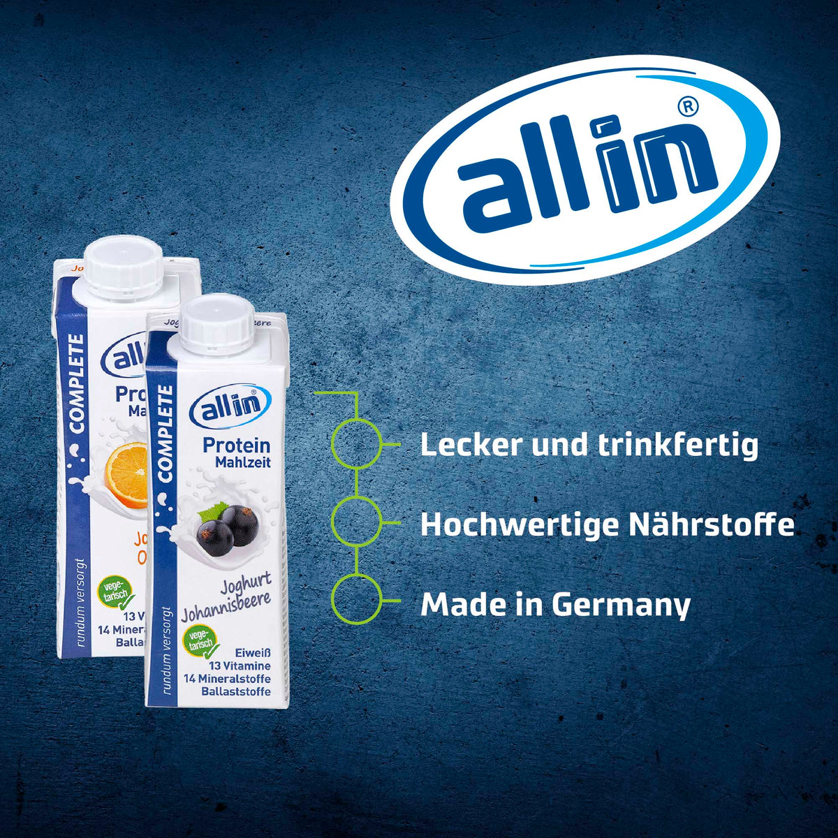 all in® 2er Mix COMPLETE Joghurt (14 x 250 ml)