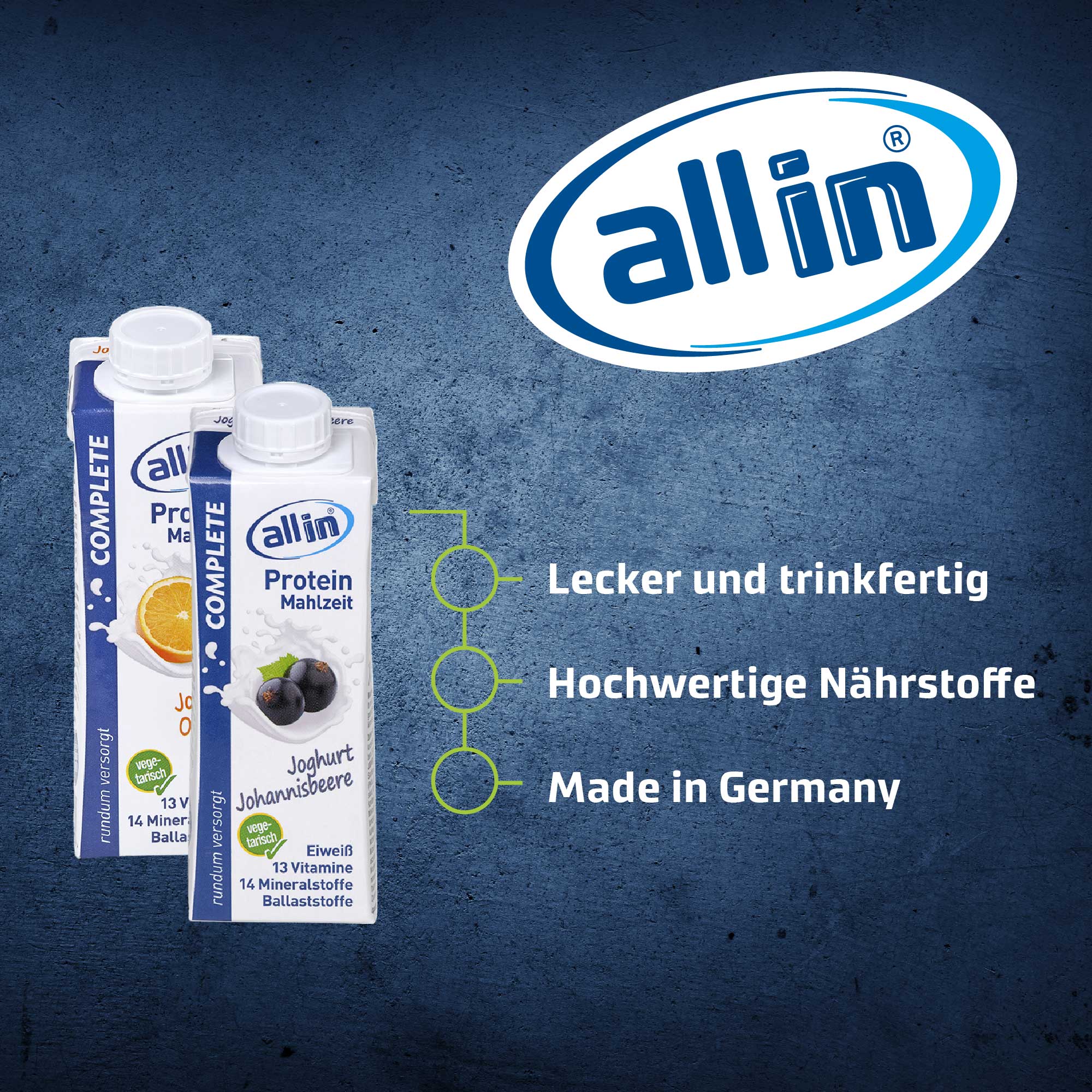 all in® 2er Mix COMPLETE Joghurt (14 x 250 ml)