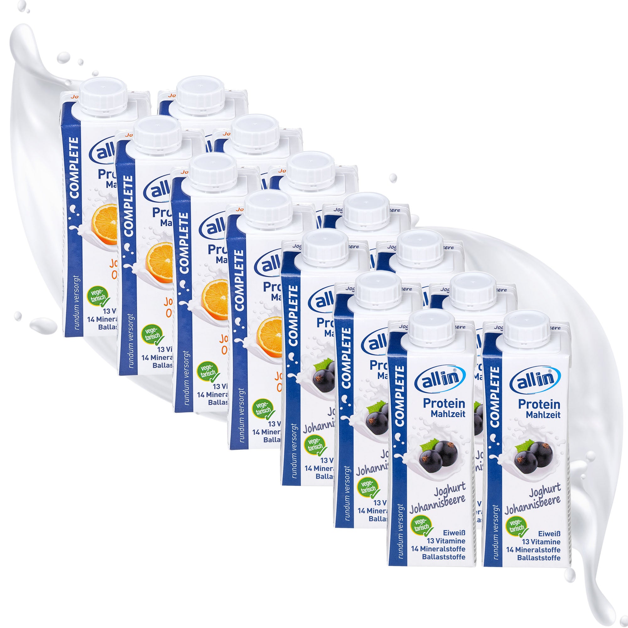 all in® 2er Mix COMPLETE Joghurt (14 x 250 ml)