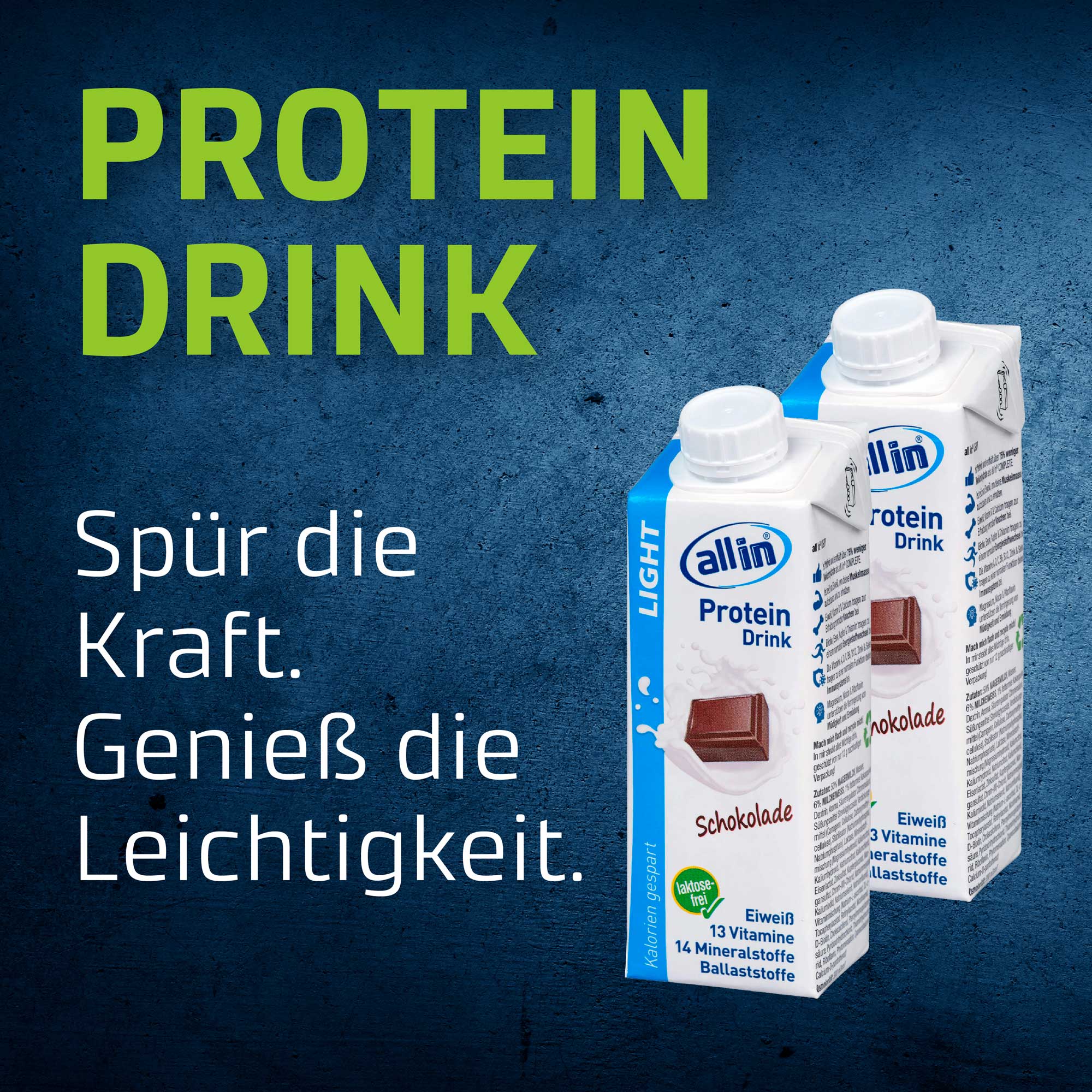 all in® LIGHT Schokolade (14 x 250 ml)