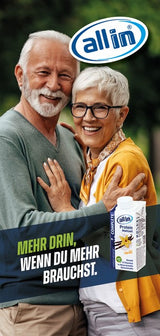 all in® Info Aufbaunahrung - Mehr DRIN, wenn du mehr brauchst!