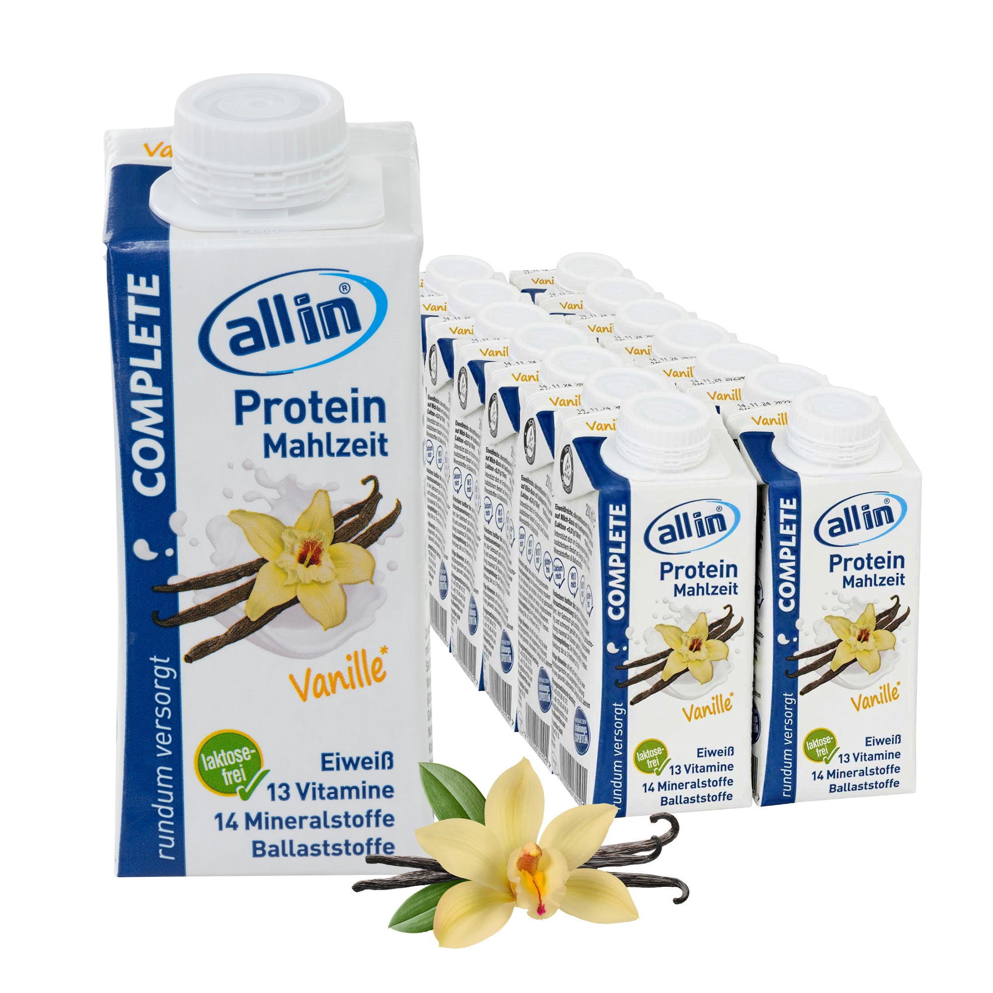 all in&reg; COMPLETE Protein Mahlzeit Vanille 14x200 ml