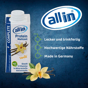 all in® COMPLETE Vanille (14 x 200 ml)