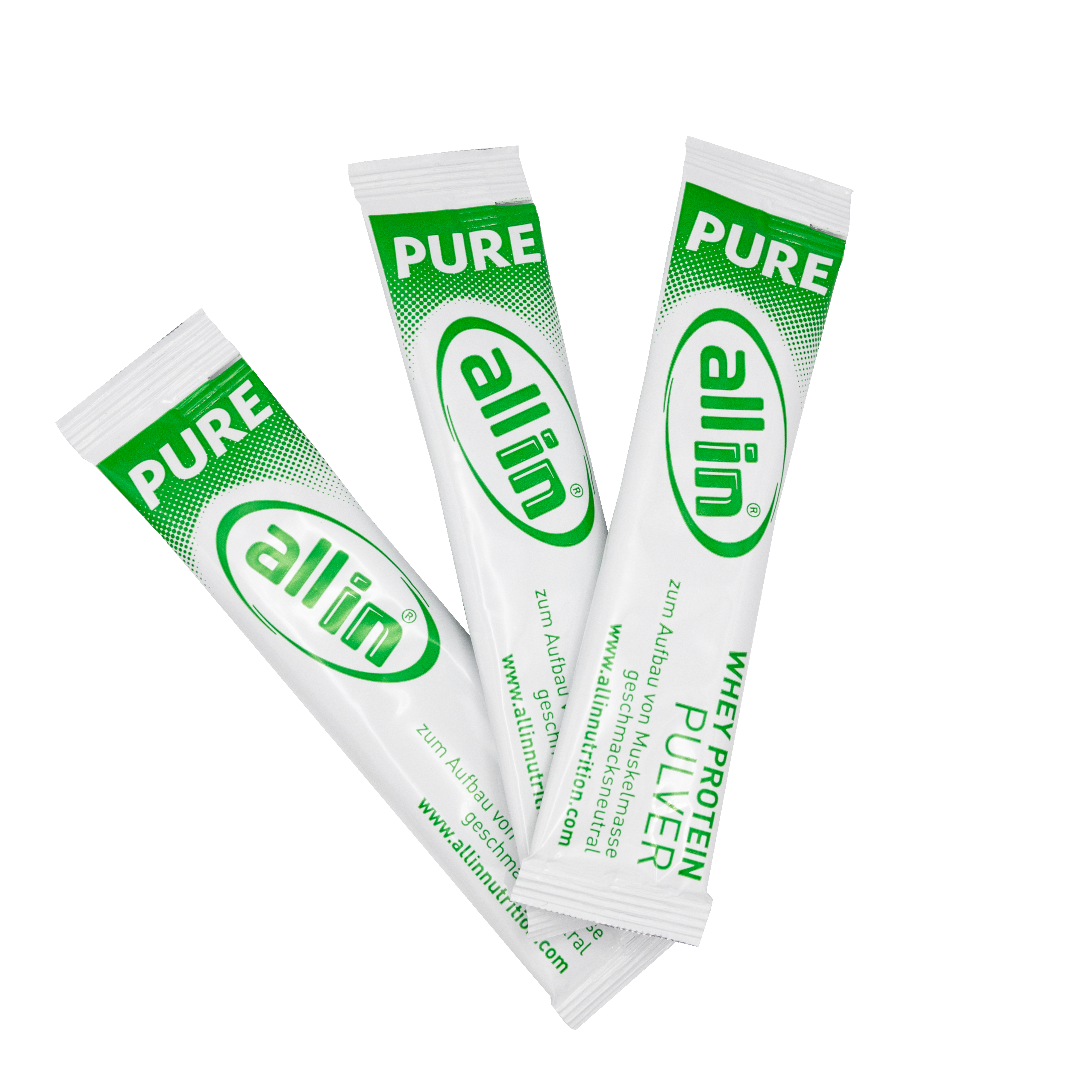 Abbildung von 3 all in PURE WHEY Protein Sticks a 5g 