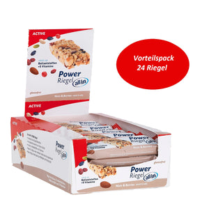 all in® ACTIVE Power Riegel Nuts & Berries, sweet & salty (24 x 30g)