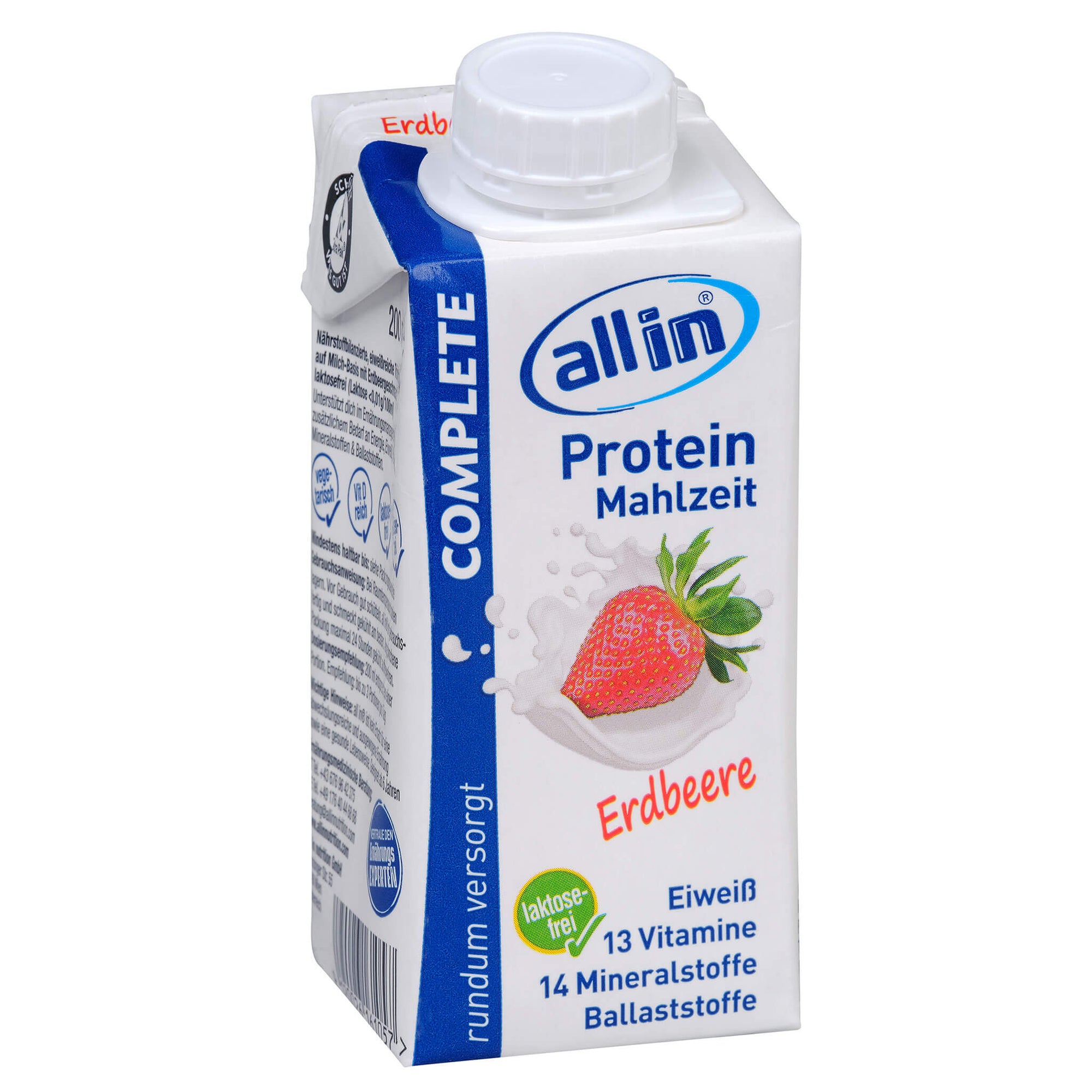 all in® COMPLETE Erdbeere (14 x 200 ml)